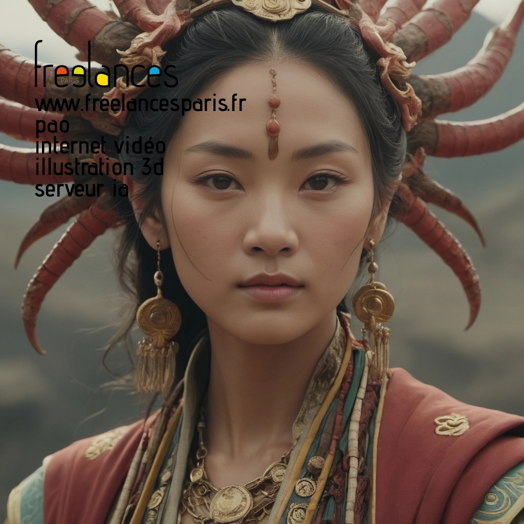 Pao mise en page internet vidéo illustration 3d serveur IA générative AI freelance paris studio de création magazines 8ldl37v0